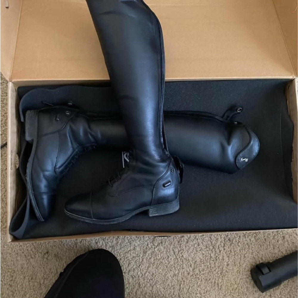 Men's Black Riding Boots